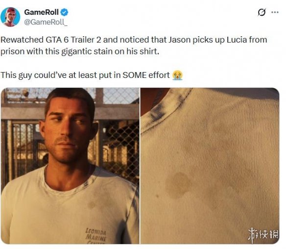 等疯了！《GTA6》跳票后玩家开始解读杰森衬衫污渍(图3)