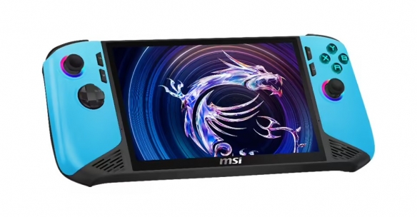 微星Claw 8 AI+掌机推出全新个性配色：冰河蓝/虚空紫(图2)