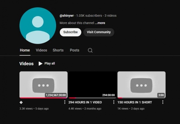YouTube超长视频引热议：一条视频要看140年？ - Tanyitan情报局