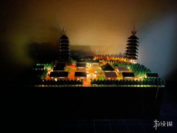 大神手搓《宝可梦》第二世代城都地区微缩立体地图(图9)