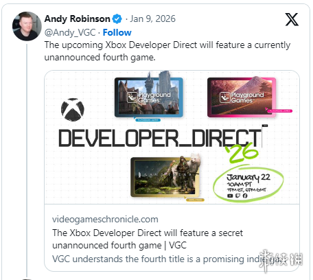 曝Xbox开发者直面会还有一款神秘新作!会是什么呢?(图1) 曝Xbox开发者直面会还有一款神秘新作!会是什么呢?(图1)