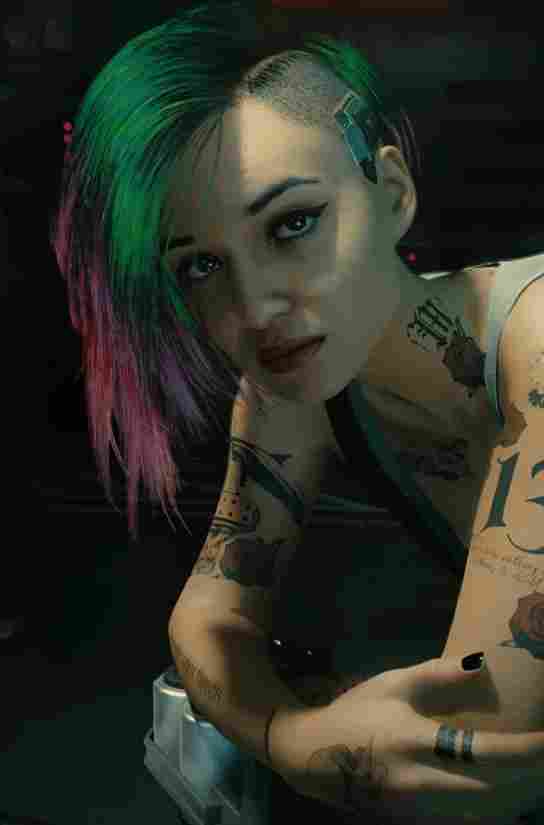 玩家为《赛博朋克2077》女角色卸妆:素颜好像更美了!(图3) 玩家为《赛博朋克2077》女角色卸妆:素颜好像更美了!(图3)