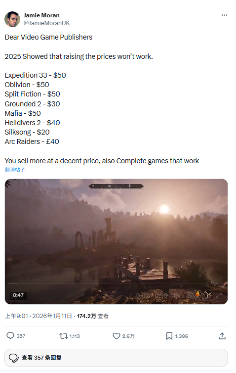 欧美玩家社群热议2025游戏定价，50美元以下更受欢迎(图2)