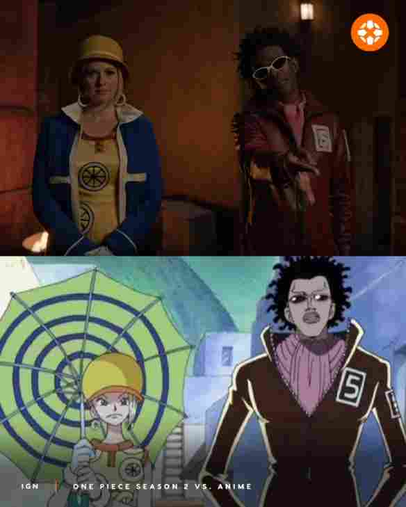 《海贼王》真人剧第二季和动画对比：薇薇公主变黑人！(图6)