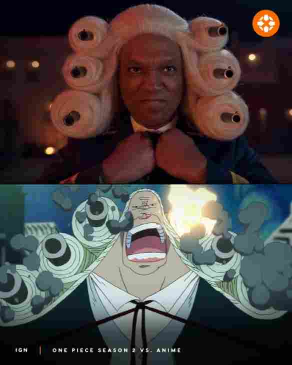 《海贼王》真人剧第二季和动画对比：薇薇公主变黑人！(图7)