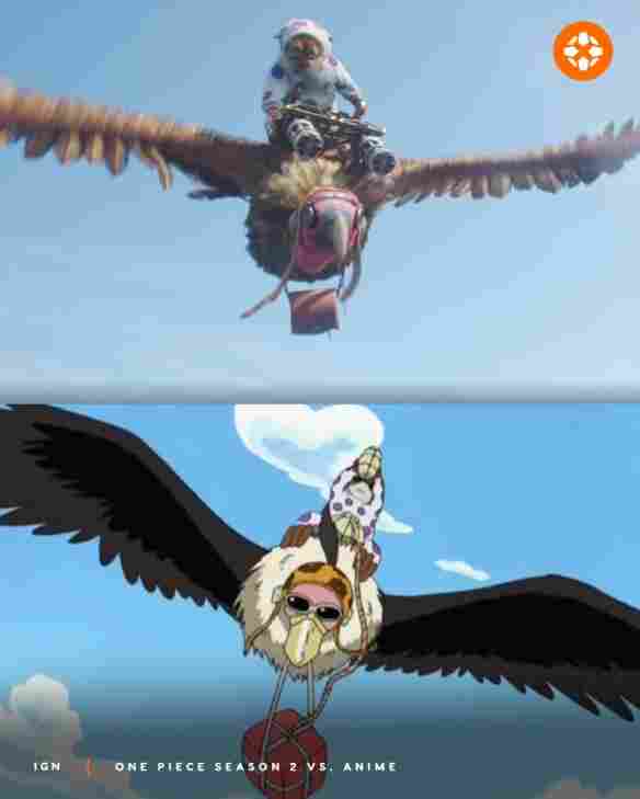 《海贼王》真人剧第二季和动画对比：薇薇公主变黑人！(图8)