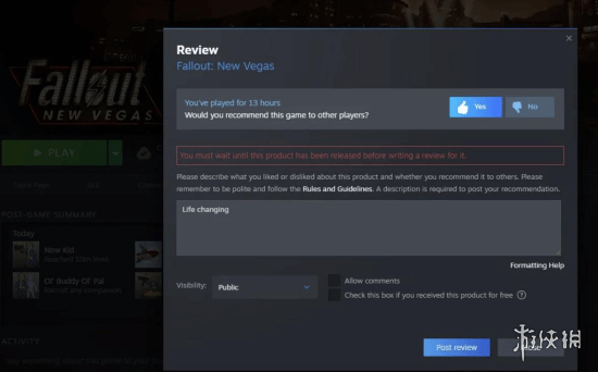 实锤?《辐射3》《新维加斯》重制版Steam后台数据bug(图3) 实锤?《辐射3》《新维加斯》重制版Steam后台数据bug(图3)