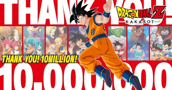动漫游戏神作《七龙珠Z：卡卡罗特》销量破千万！ - Tanyitan情报局