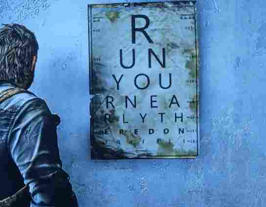 新彩蛋！《美末》医院视力表暗藏鼓励：快跑，别放弃！ - Tanyitan情报局