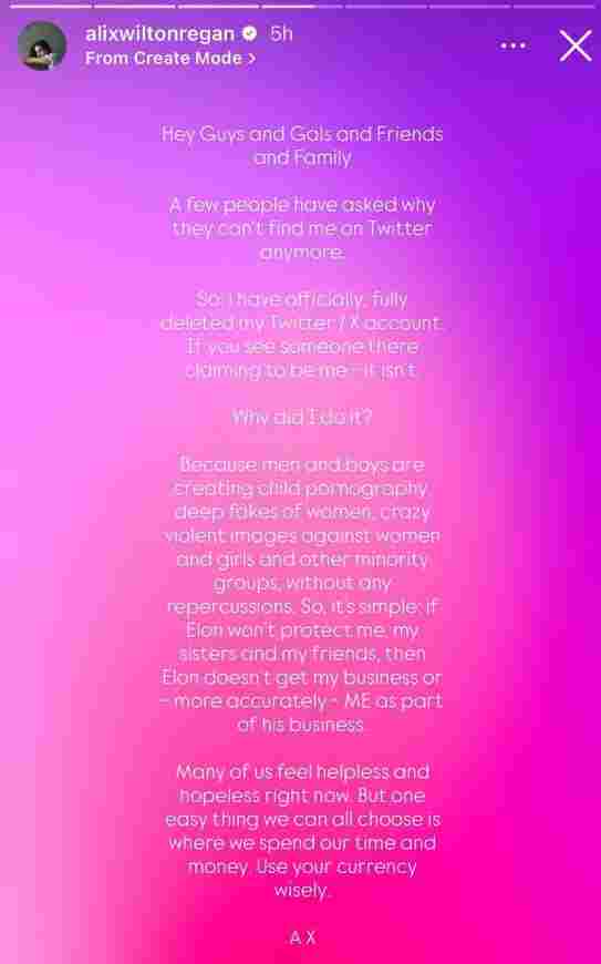 新任劳拉声优宣布删号退网 公开抨击X平台纵容AI脱衣(图2)