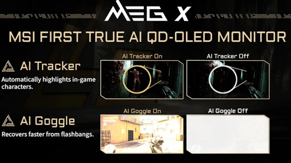 新AI硬件外挂?微星CES上展出可降低闪光弹影响显示器 - Tanyitan情报局