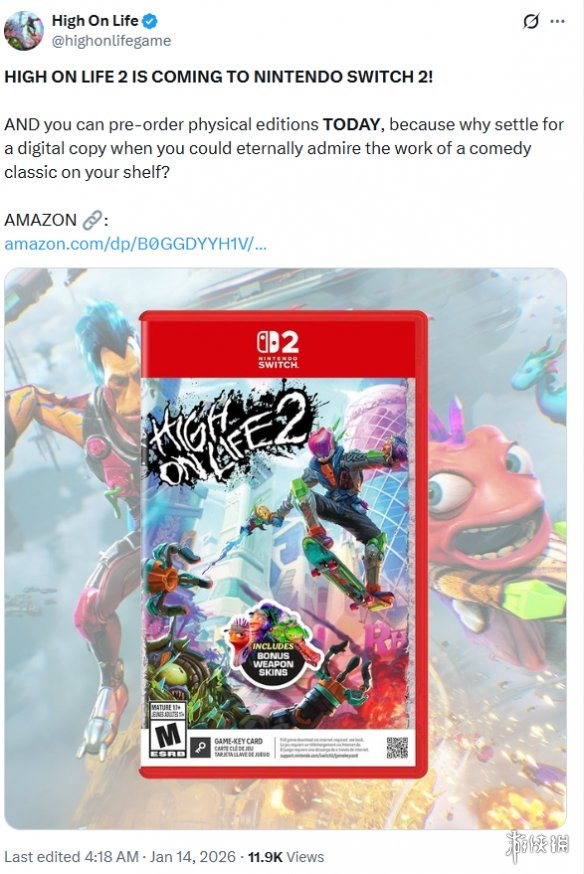 NS2版《高能人生2》将于4月20日发售! 实体版同步发行 - Tanyitan情报局