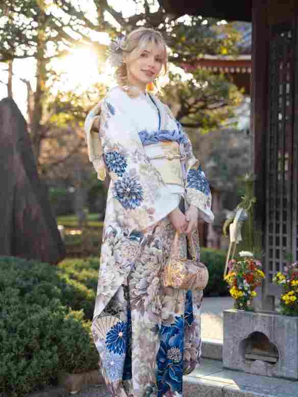 《生化4RE》碍事梨体模新美照：和服装甜妹 清新温柔(图2)