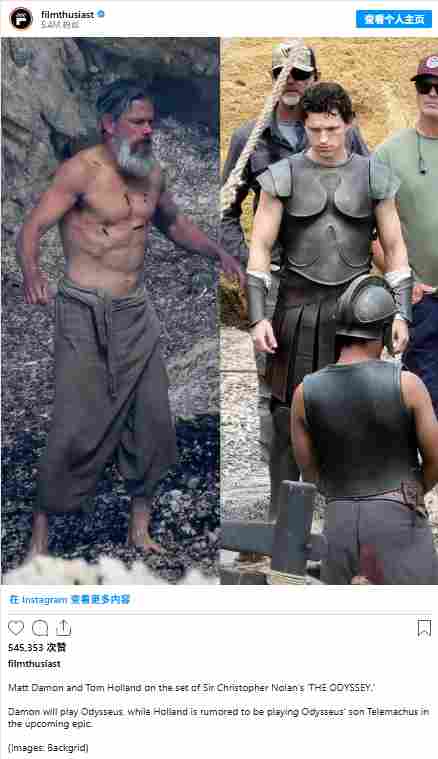 马特达蒙在《奥德赛》激瘦回高中体重！吐槽极端取景(图2)