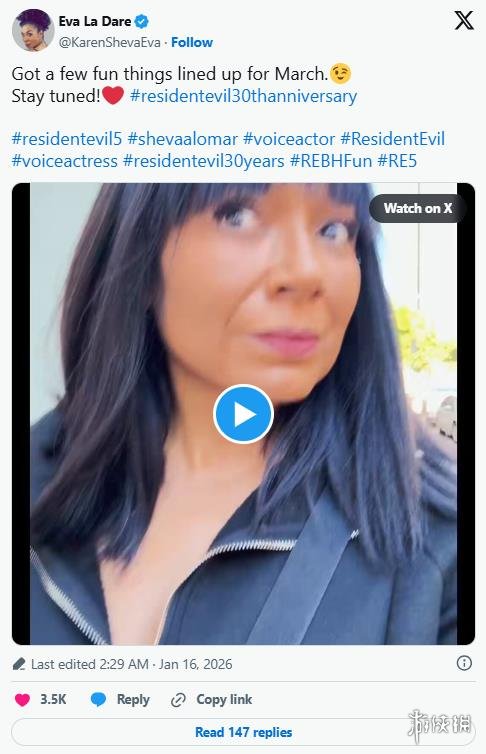 《生化5》重制版要出了?谢娃配音演员爆料3月有大消息 - Tanyitan情报局