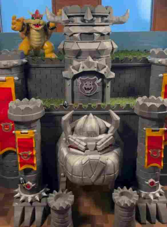 木工达人神还原！纯手工木制“库巴城堡”惊艳粉丝(图6)