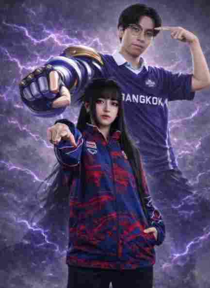 竖中指+躲镜头，RoV女选手比赛上演幽灵代打(图6)