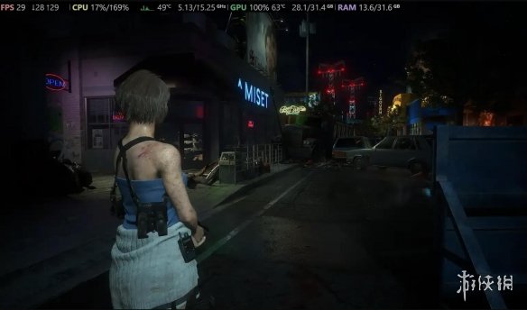 5090显卡挑战极限：成功运行14K分辨率《生化3重制》!(图2)