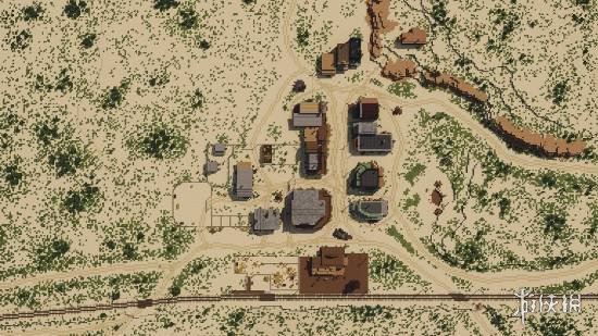 玩家在《我的世界》中还原了《大镖客2》中的犰狳镇!(图4) 玩家在《我的世界》中还原了《大镖客2》中的犰狳镇!(图4)