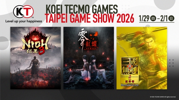 光荣特库摩TpGS2026参展情报：《仁王3》直播+多款游戏试玩与限定特典公开 - Tanyitan情报局