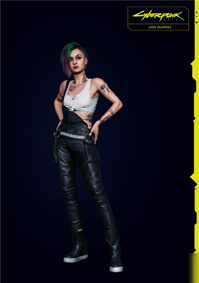 本尊还原！《赛博朋克2077》朱迪脸模挑战COS自己(图5)