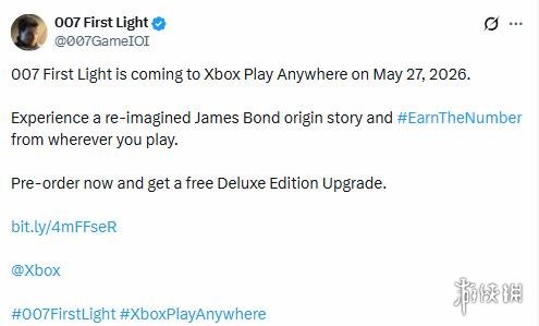 《007:初露锋芒》官宣加入Xbox Play Anywhere计划！(图2)