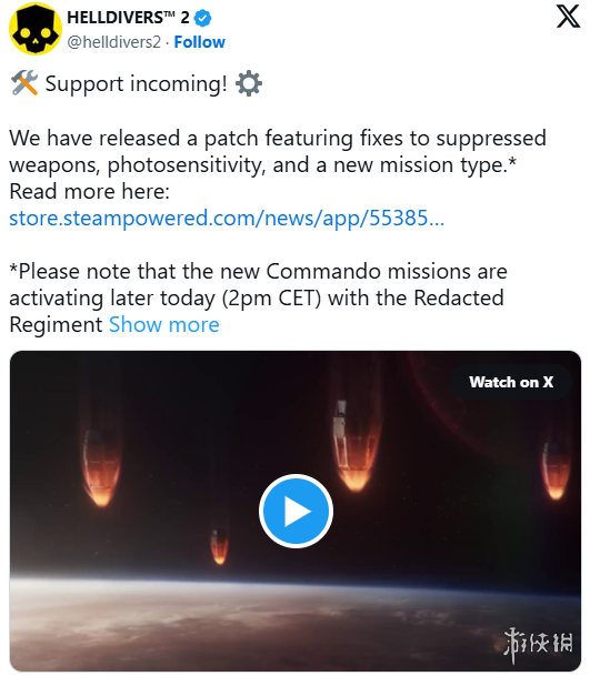 《绝地潜兵2》更新强化潜行玩法！同步上线战争债券 - Tanyitan情报局