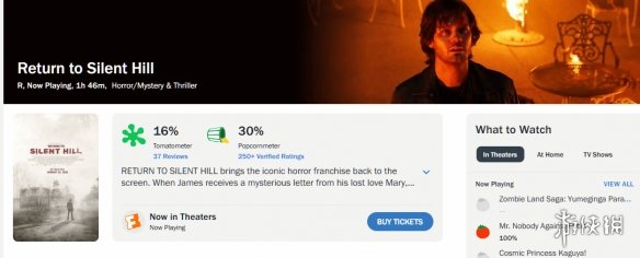 《重返寂静岭》爆米花指数仅30%:披着游戏外皮水剧情 - Tanyitan情报局