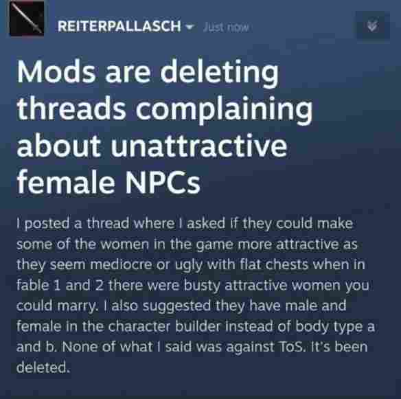 丑了还不让说！《神鬼寓言4》Steam版主被指大量删帖(图2)