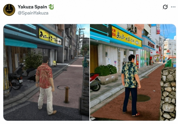 《如龙:极3》与原版对比图引热议:画面还不如原版!(图1) 《如龙:极3》与原版对比图引热议:画面还不如原版!(图1)