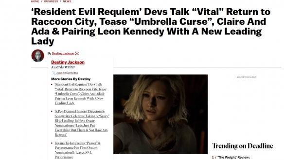 《生化危机9》总监谈里昂与艾达王关系，采访语带保留 - Tanyitan情报局