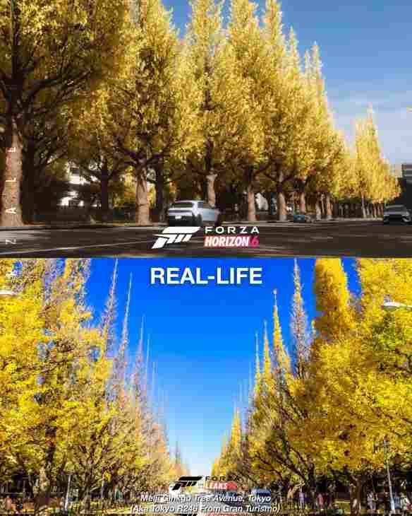 真分不清了！《极限竞速：地平线6》与现实场景对比(图3)