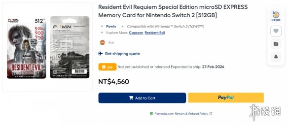 《生化危机 安魂曲》Switch2联名存储卡现已开放预购!(图3)