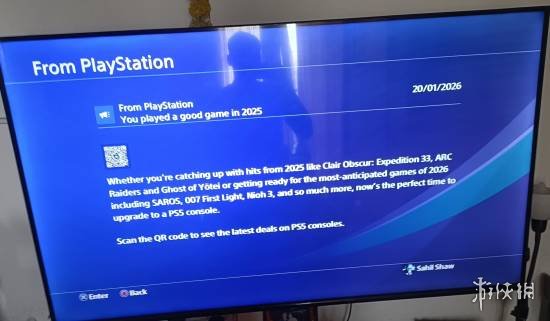 PS官方向部分PS4用户发送系统消息：安利用户升级PS5 - Tanyitan情报局