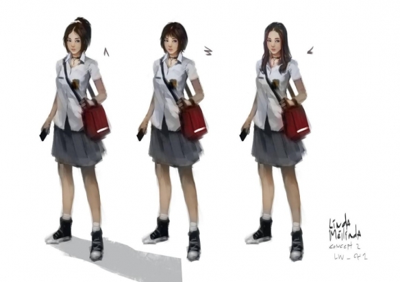 《小镇惊魂3》角色设计图公开：女主凹凸有型 身材超棒(图7)