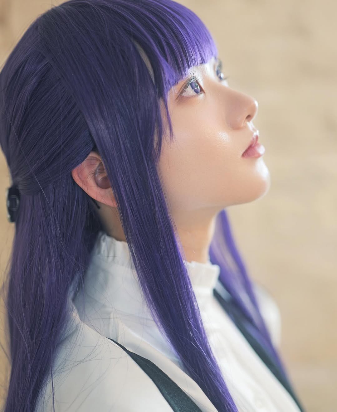 可爱圆脸!日本围棋二段美女选手cos《葬送的芙莉莲》菲伦(图3) 可爱圆脸!日本围棋二段美女选手cos《葬送的芙莉莲》菲伦(图3)