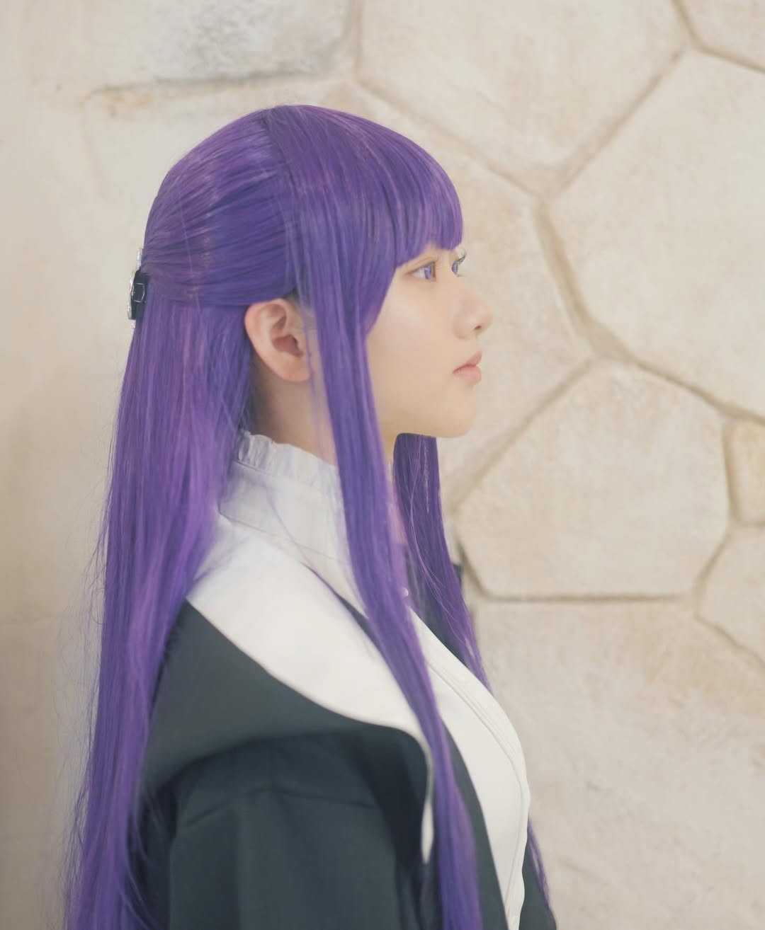 可爱圆脸!日本围棋二段美女选手cos《葬送的芙莉莲》菲伦(图6) 可爱圆脸!日本围棋二段美女选手cos《葬送的芙莉莲》菲伦(图6)