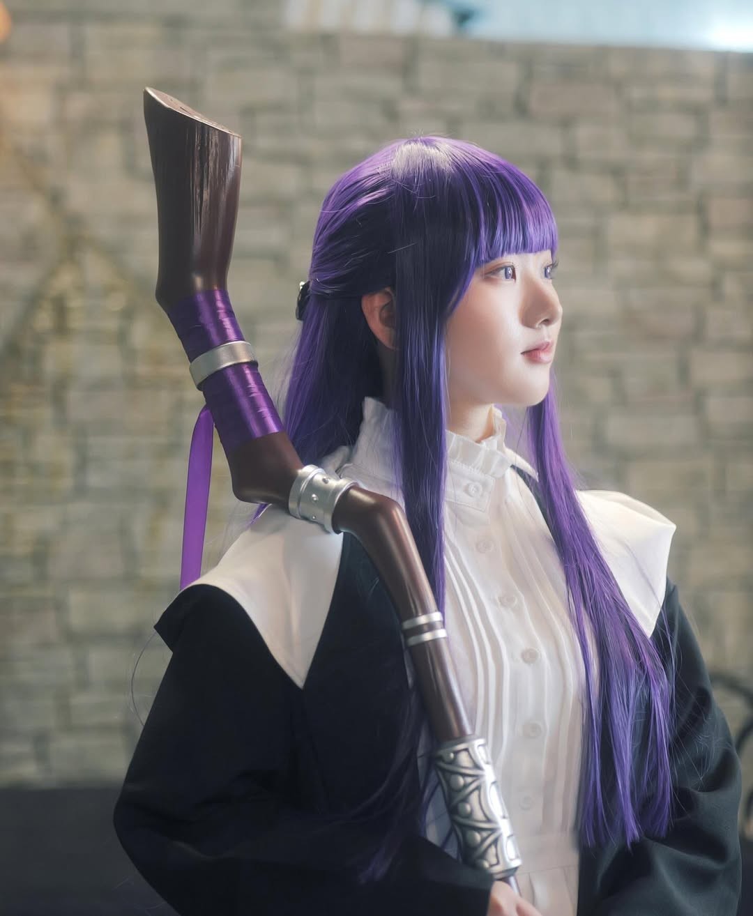 可爱圆脸!日本围棋二段美女选手cos《葬送的芙莉莲》菲伦(图8) 可爱圆脸!日本围棋二段美女选手cos《葬送的芙莉莲》菲伦(图8)