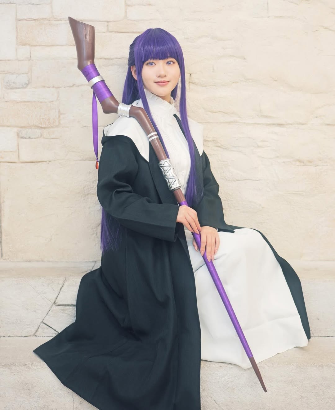 可爱圆脸!日本围棋二段美女选手cos《葬送的芙莉莲》菲伦(图9) 可爱圆脸!日本围棋二段美女选手cos《葬送的芙莉莲》菲伦(图9)