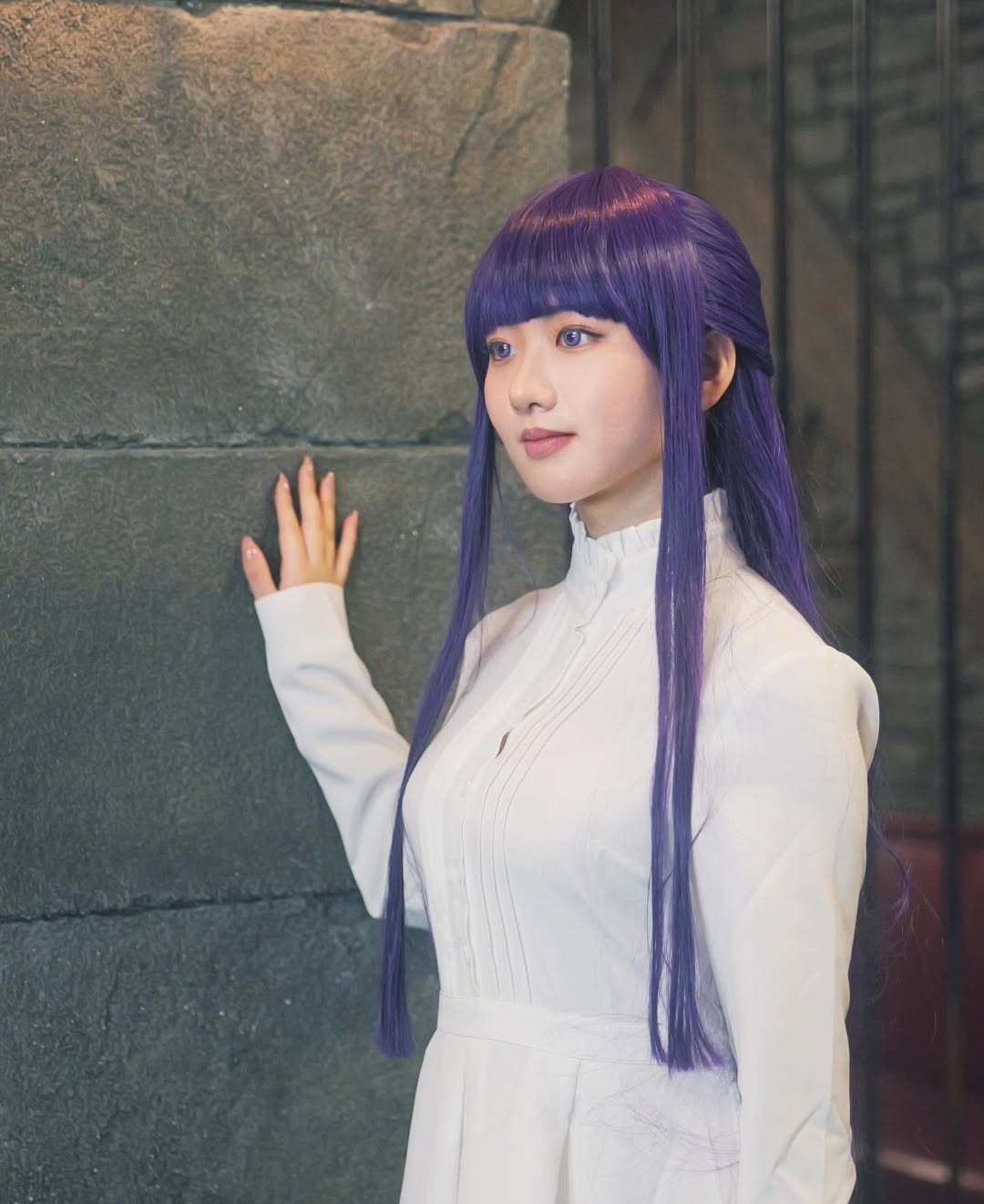 可爱圆脸!日本围棋二段美女选手cos《葬送的芙莉莲》菲伦(图14) 可爱圆脸!日本围棋二段美女选手cos《葬送的芙莉莲》菲伦(图14)