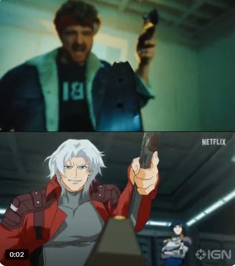 网飞《鬼泣》第二季动画先导预告发布 但丁需要换弹？(图3)